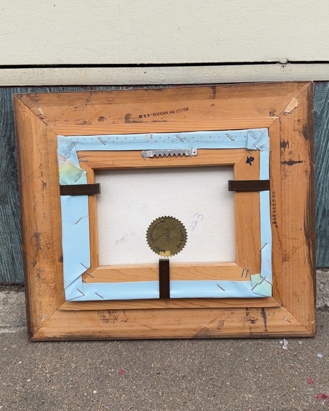 빈티지 소품 멕시코 오일 캔버스 액자 상품이미지5