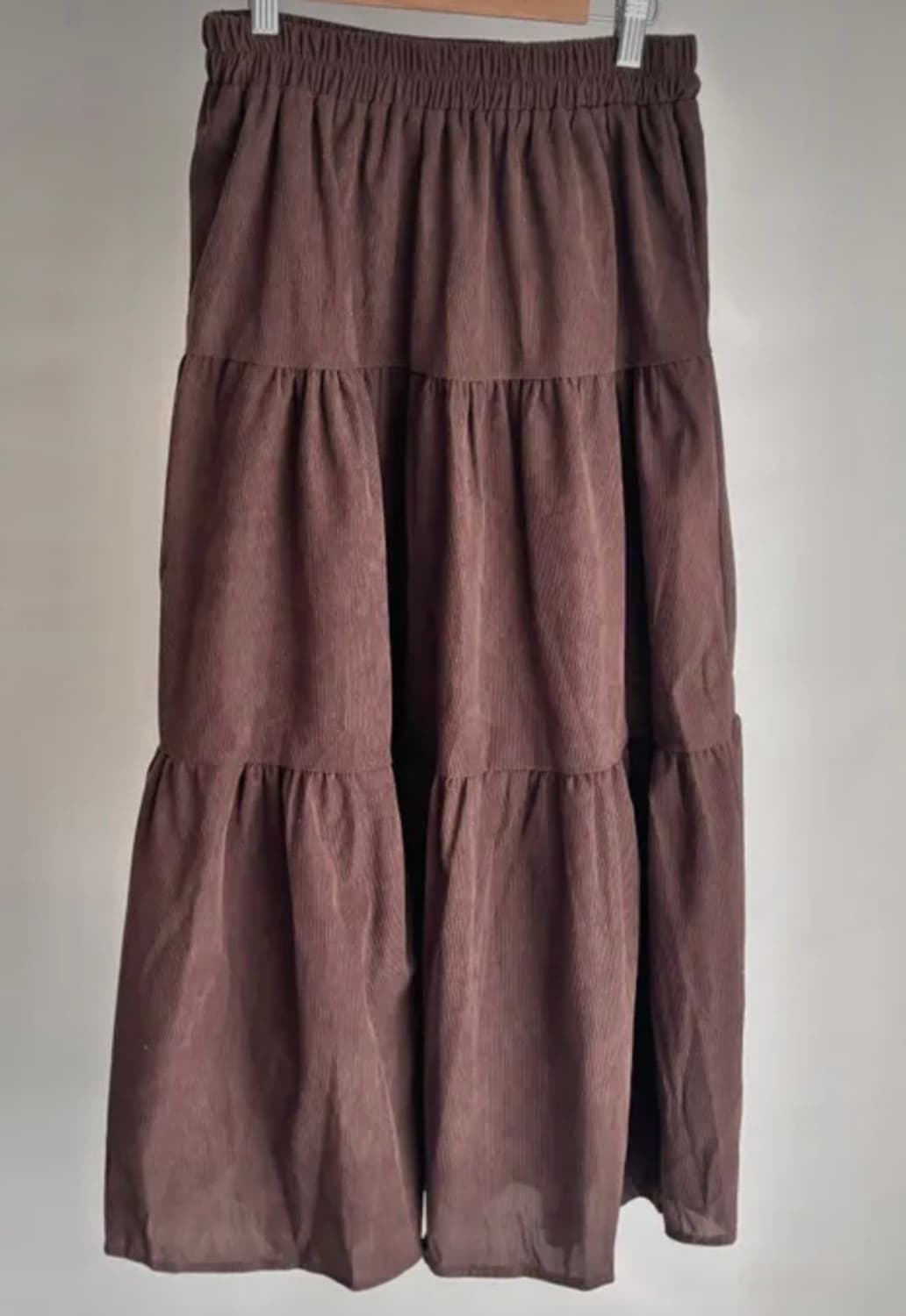 급처분|캉캉 롱스커트 (브라운) 상품이미지1