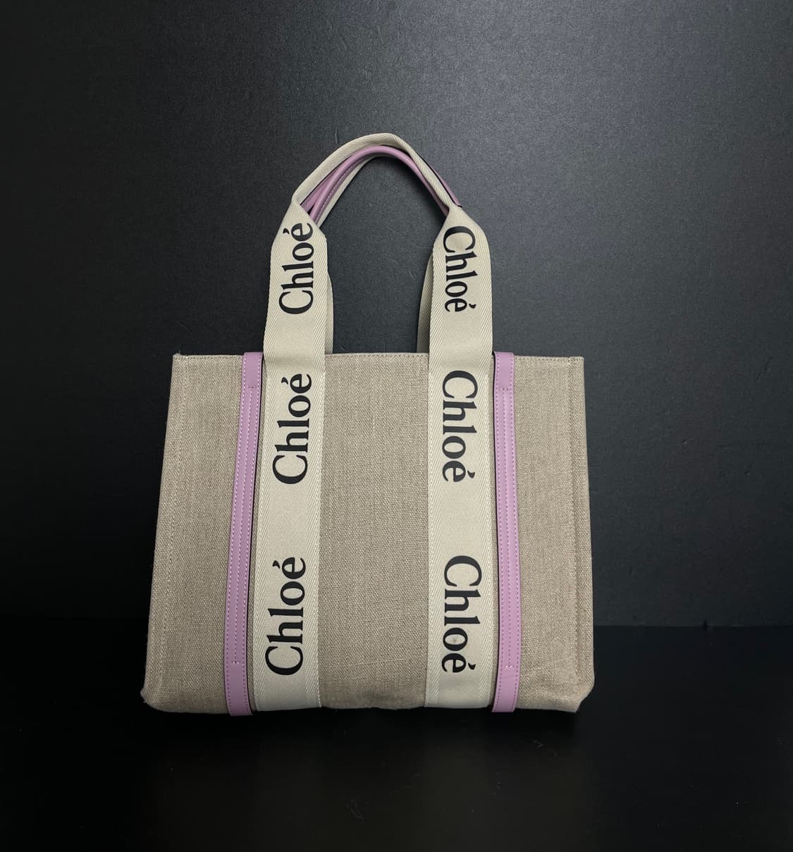 CHLOE 끌로에 우디 토트백 미듐 라벤더 상품이미지2