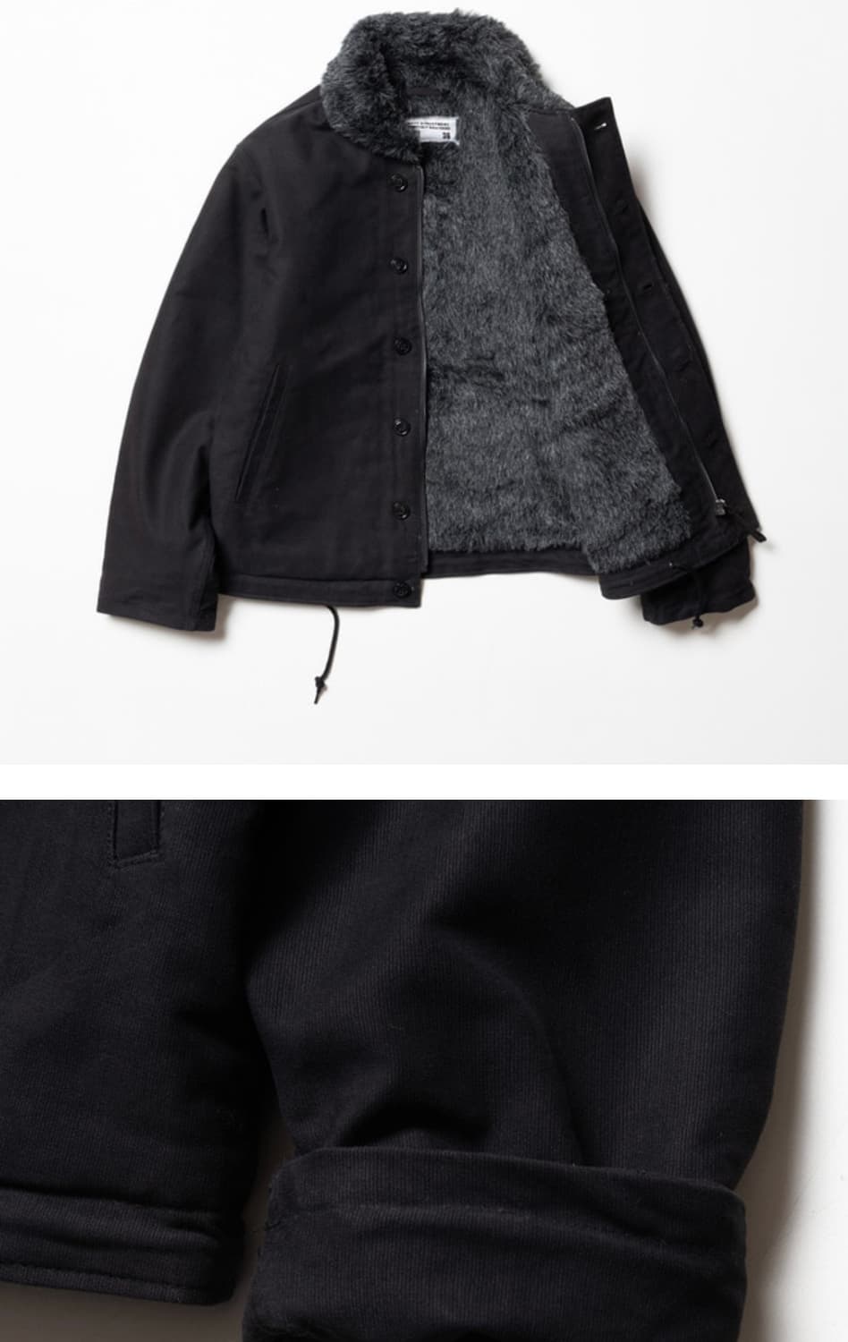 YMCL KY USN N-1 덱자켓 (블랙, 38) 상품이미지5