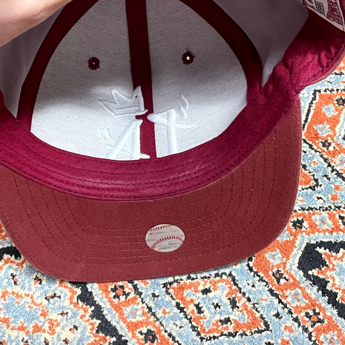  MLB LA로고 파스텔레드 스냅백 FREE 상품이미지4