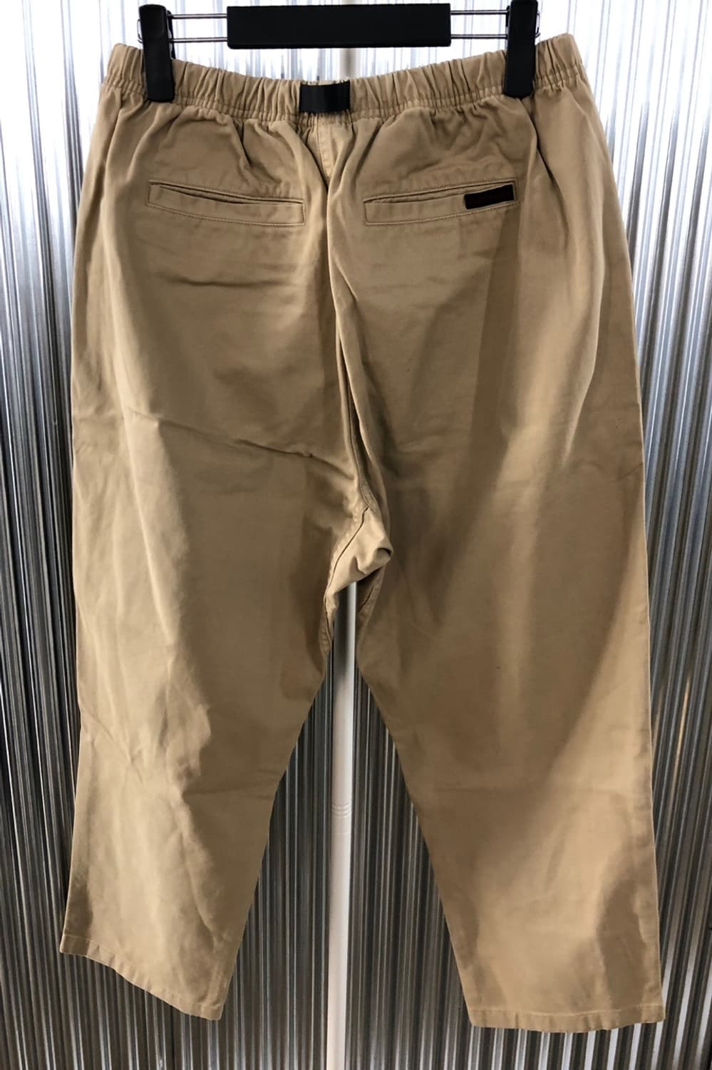 그라미치 루즈 테이퍼드 면바지 L 베이지 상품이미지4