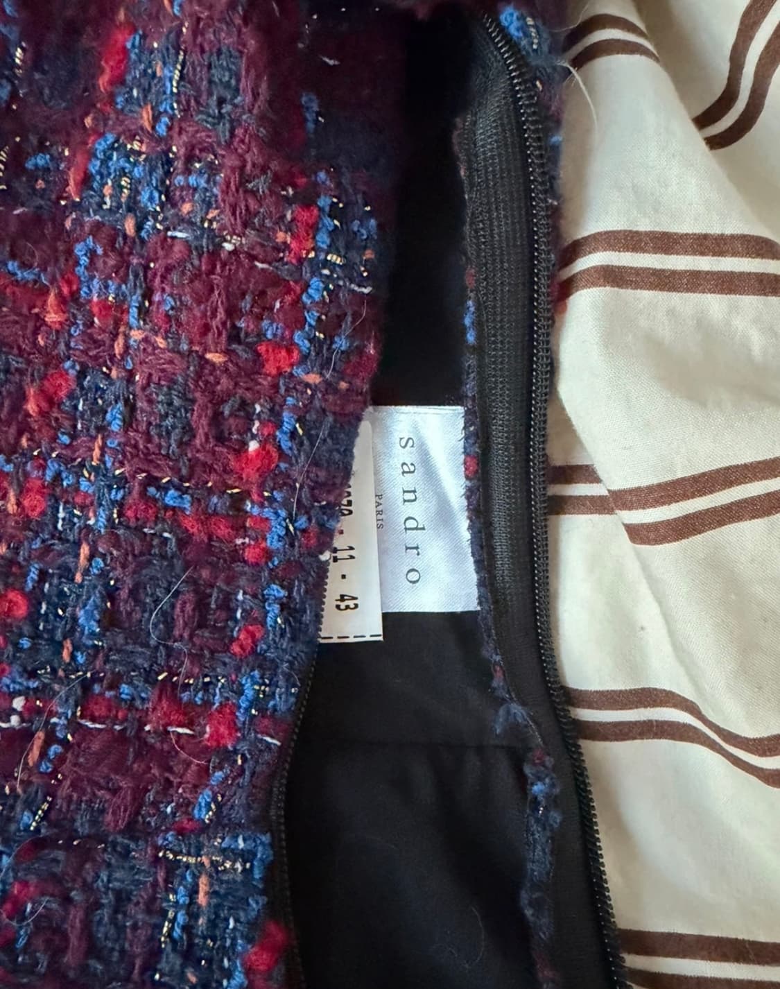 Sandro 산드로 트위드 미니 원피스 정품 상품이미지3