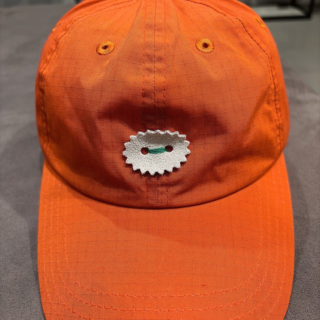 (정품/새상품) Drake's 드레익스 남성 오렌지 립스탑 베이스볼 캡 상품이미지2