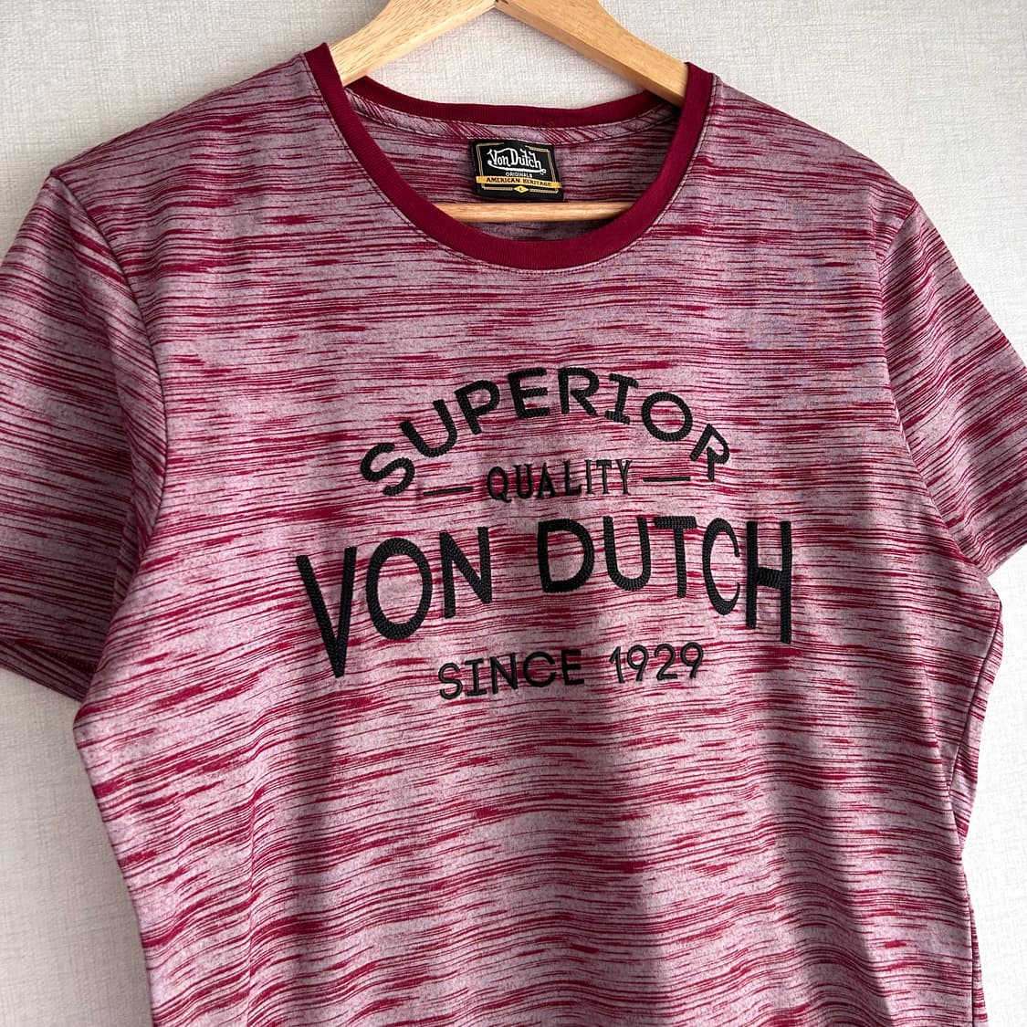 Von Dutch Red Stripe T-Shirts 상품이미지2