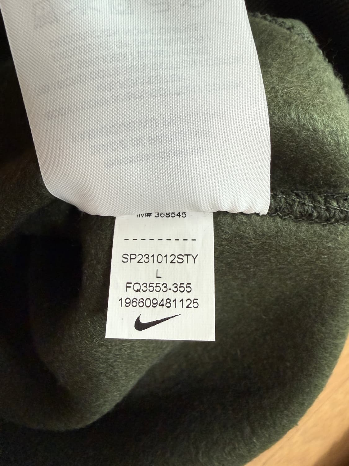 [L] 나이키 NOCTA 녹타 무지 블랭크 크루넥 맨투맨 스웻셔츠 상품이미지4