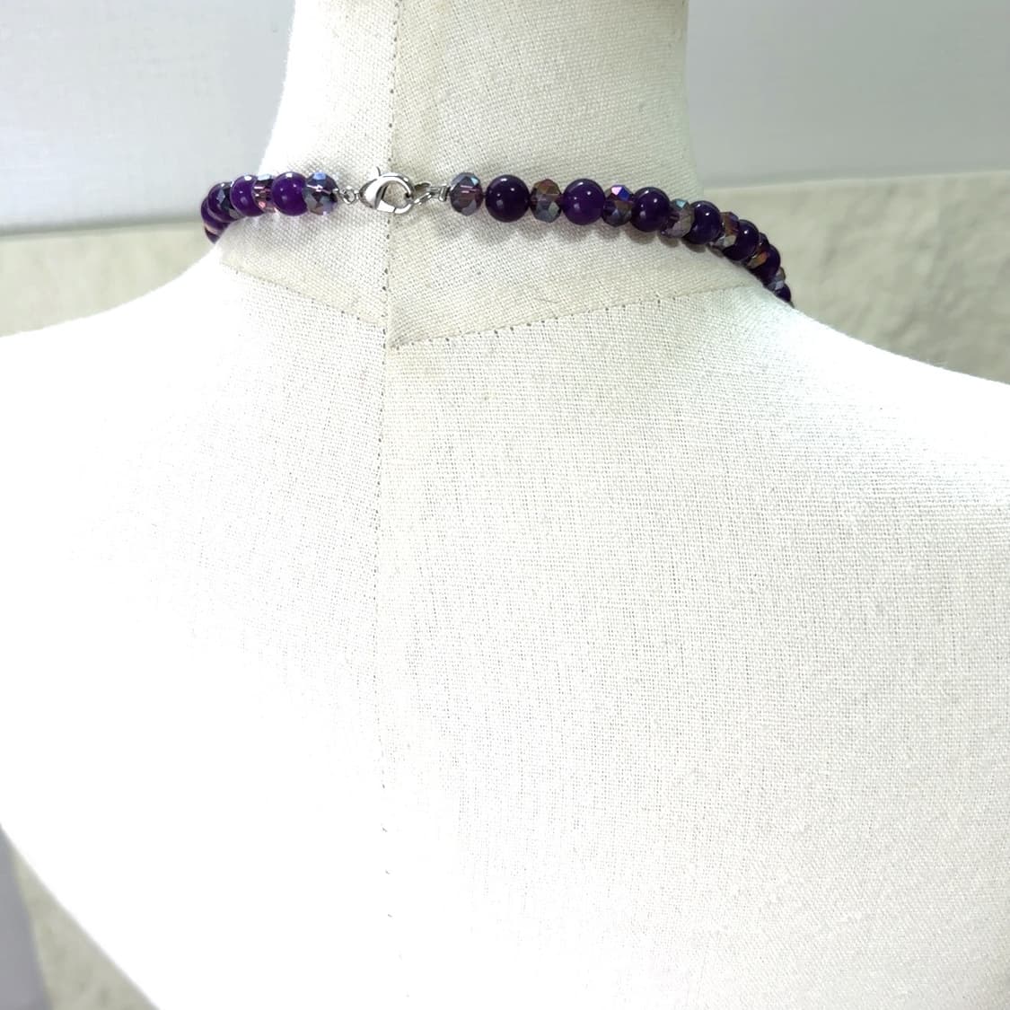 빈티지 천연원석 자수정 목걸이 상품이미지3