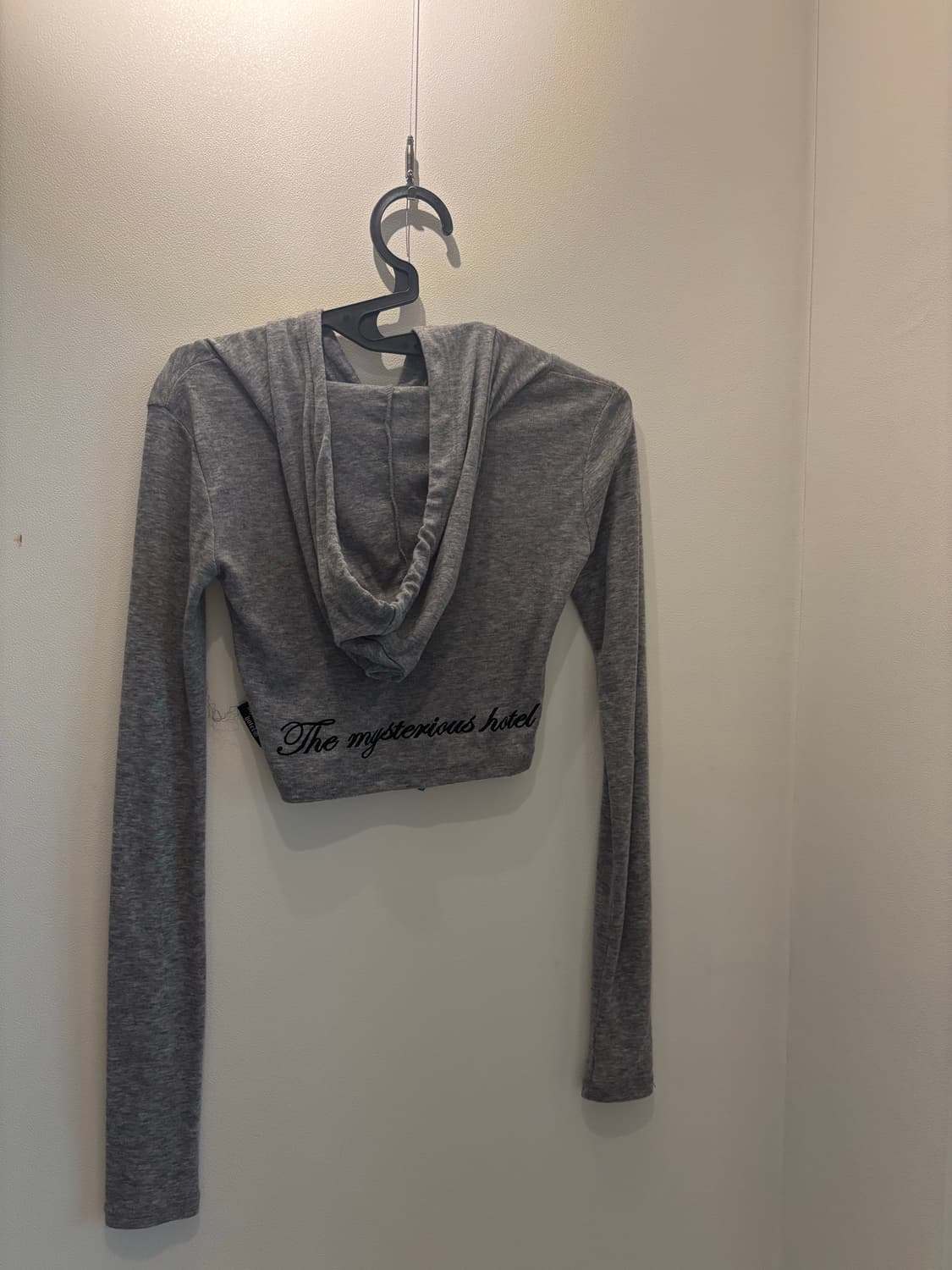 더 미스테리어스호텔 크롭후드티 상품이미지4