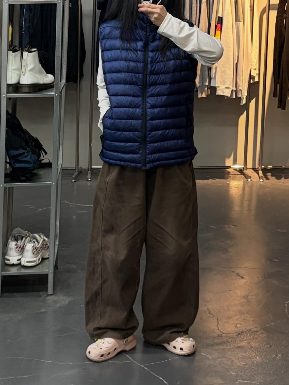 스톤아일랜드 블루 경량패딩 베스트 A2442 상품이미지1