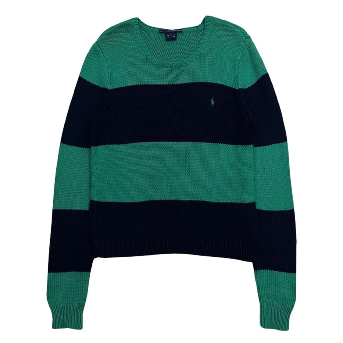 폴로 랄프로렌 포니 스트라이프 라운드넥 니트 L 상품이미지1
