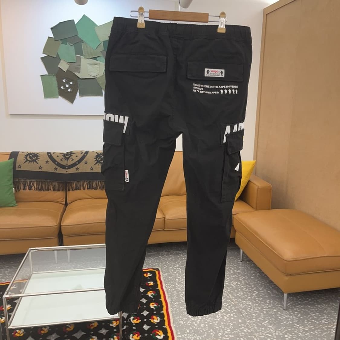 베이프 AAPE 스트릿 힙합 조거 카고 팬츠 M C06788 상품이미지4