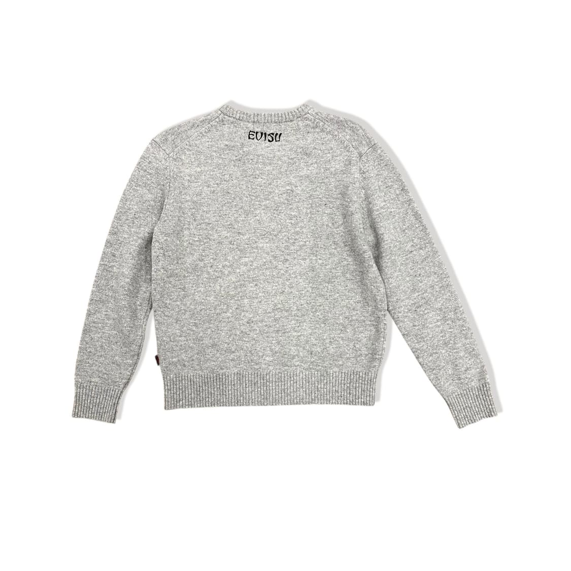 Logo Embroidered Detail Gray Knit 상품이미지7