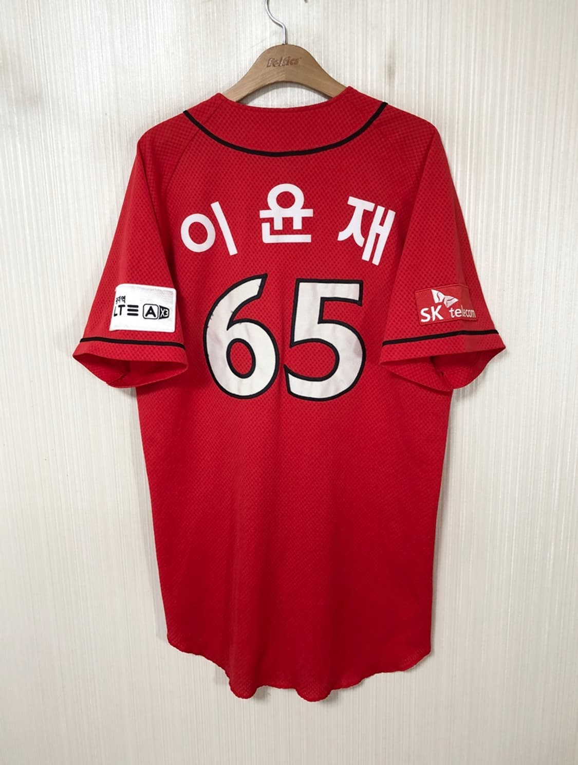 KBO 블랙야크 SK와이번스 선수실착 원정유니폼/져지 #65 이윤재 상품이미지7