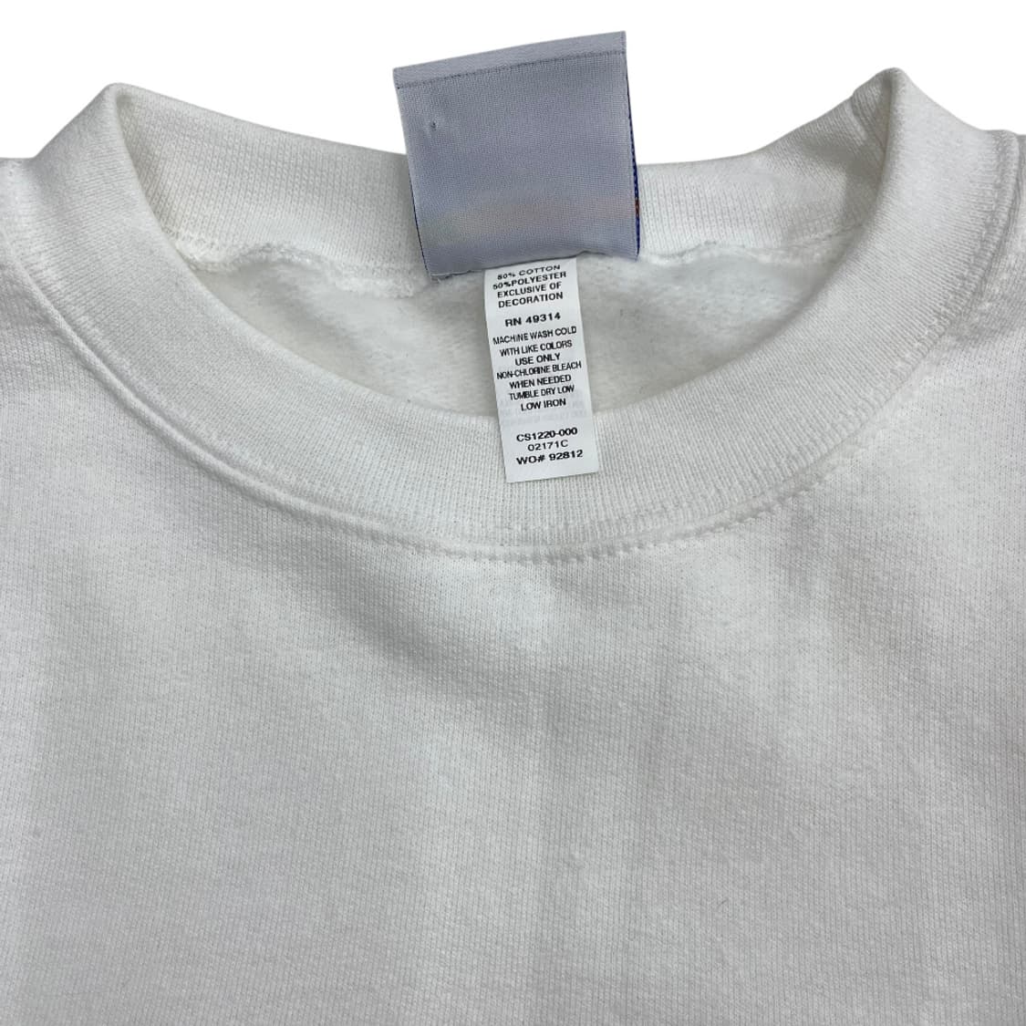 챔피온 센터로고 화이트 맨투맨 S 상품이미지6