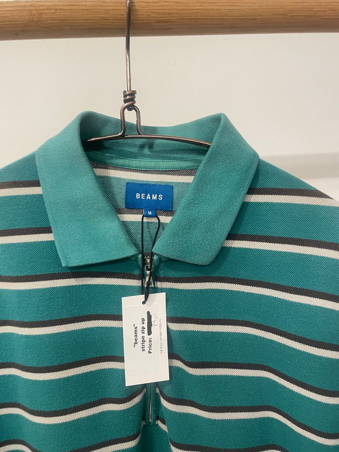 BEAMS stripe zip-up 상품이미지2