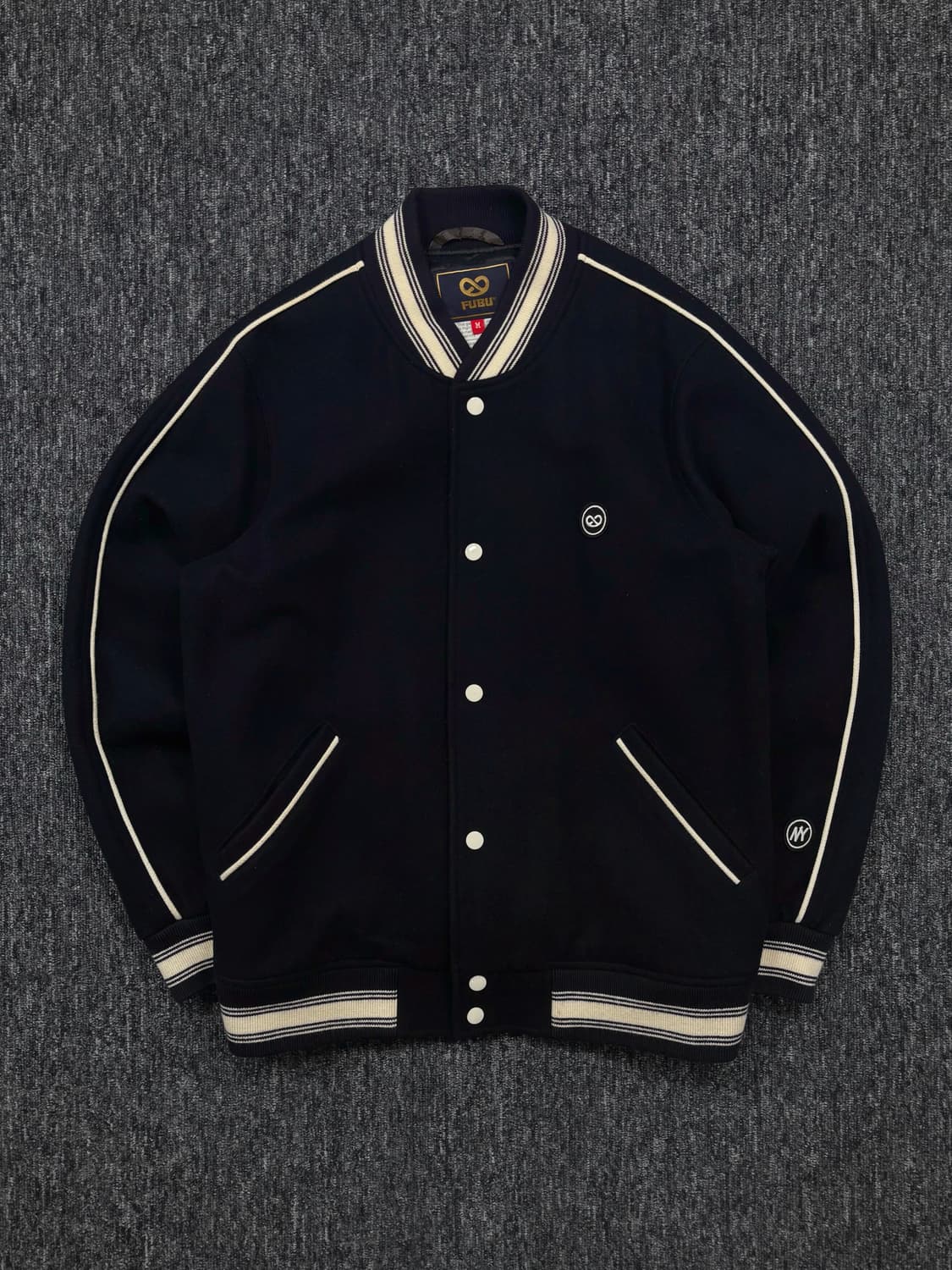 후부 네이비 울 바시티 자켓 상품이미지3