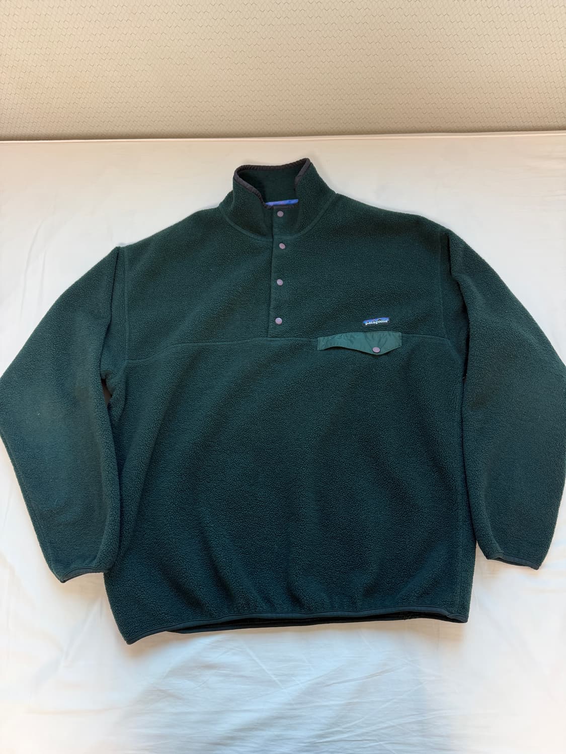 90s USA 파타고니아 신칠라 스냅-T 헌터 그린 상품이미지1