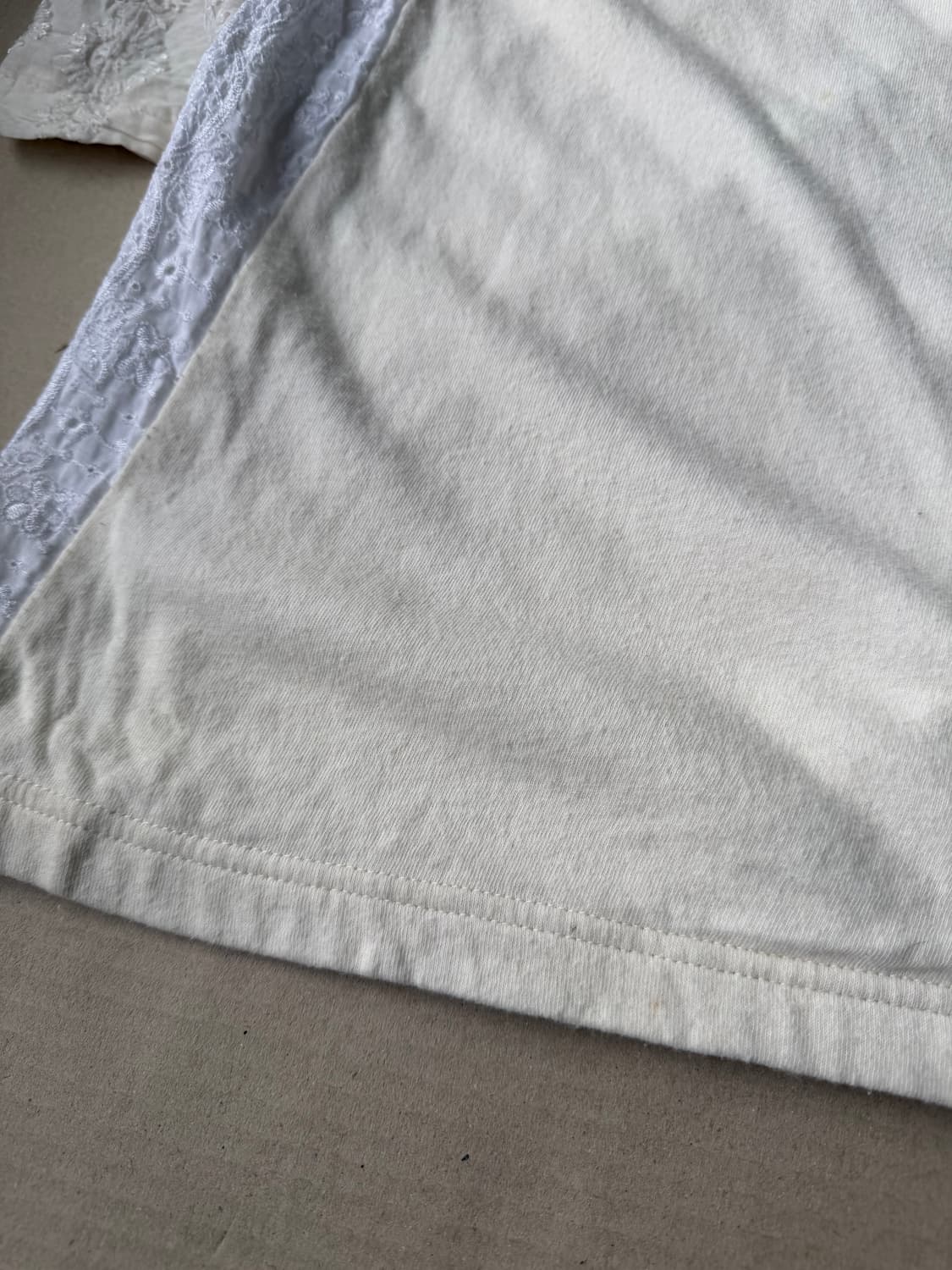 준야 와타나베 꼼데가르송 빈티지 레이스 디테일 크루넥 탑 상품이미지5