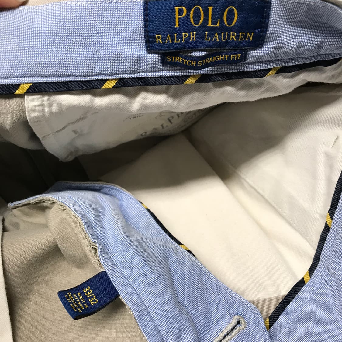 폴로 랄프로렌 치노 팬츠 베이지 33/32 상품이미지8