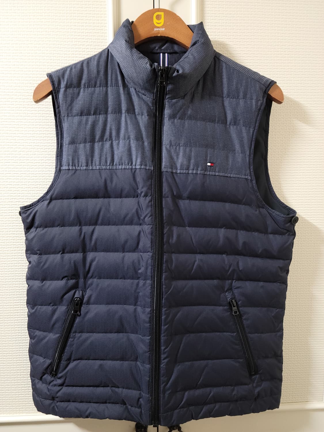 TOMMY 타미힐피거 남성 패딩 조끼 베스트 S사이즈(남성95) 네이비 상품이미지1