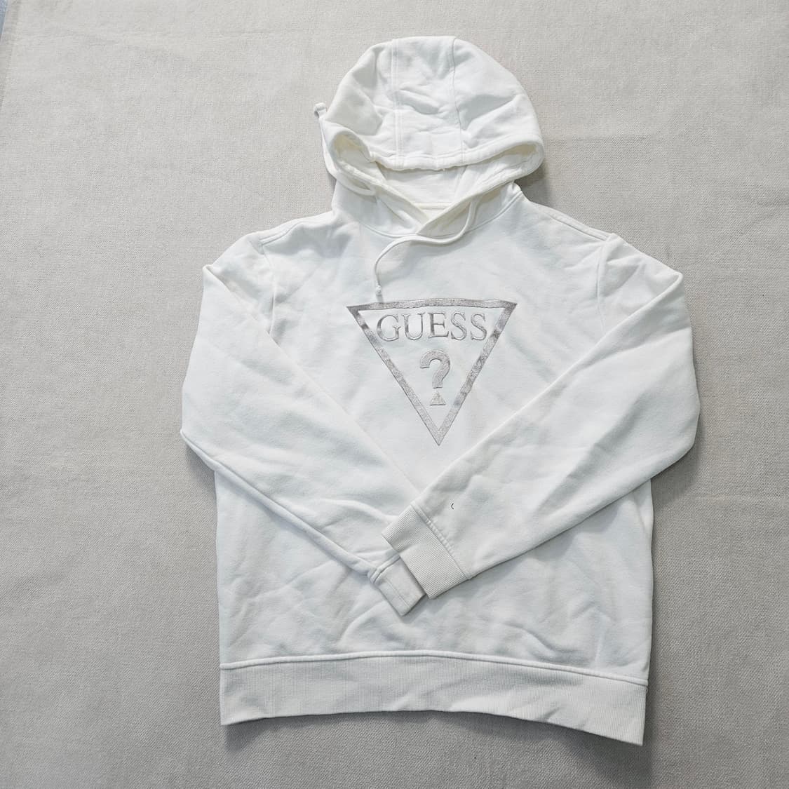 L 게스 화이트 후드티 0304Y 상품이미지1