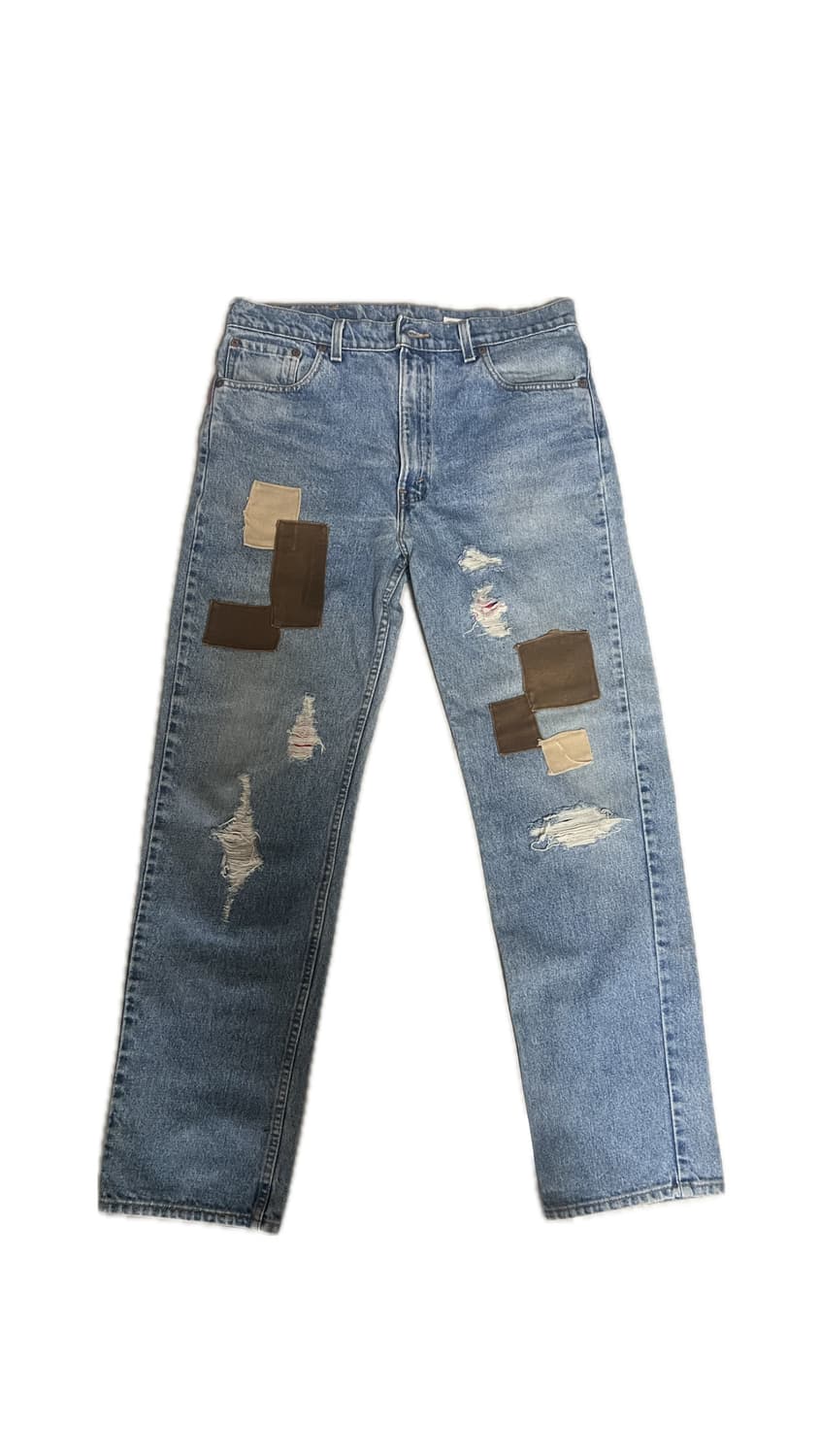 리바이스 505 패치 데님 팬츠 상품이미지1