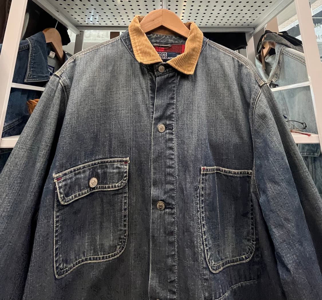 00s 폴로 랄프로렌 데님 초어 워크 자켓 상품이미지2