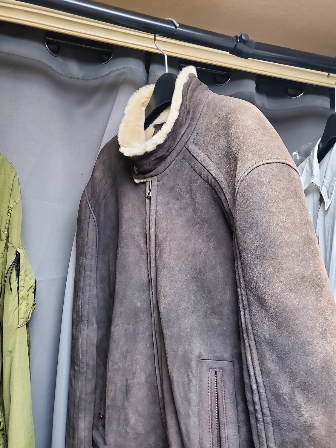 휴고보스 리얼레더 무스탕  상품이미지5