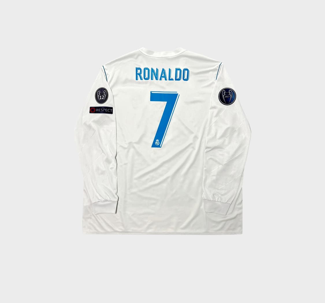 17-18 레알 마드리드 홈 긴팔 No.7 크리스티아누 호날두 상품이미지2
