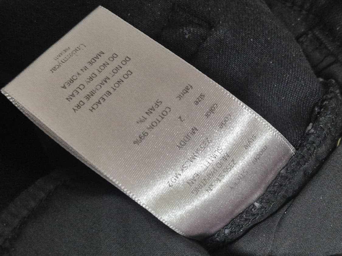 (새상품/2)언더마이카 SS23 스티키 머드 페인팅 슬림핏 블랙 진 머디 상품이미지5