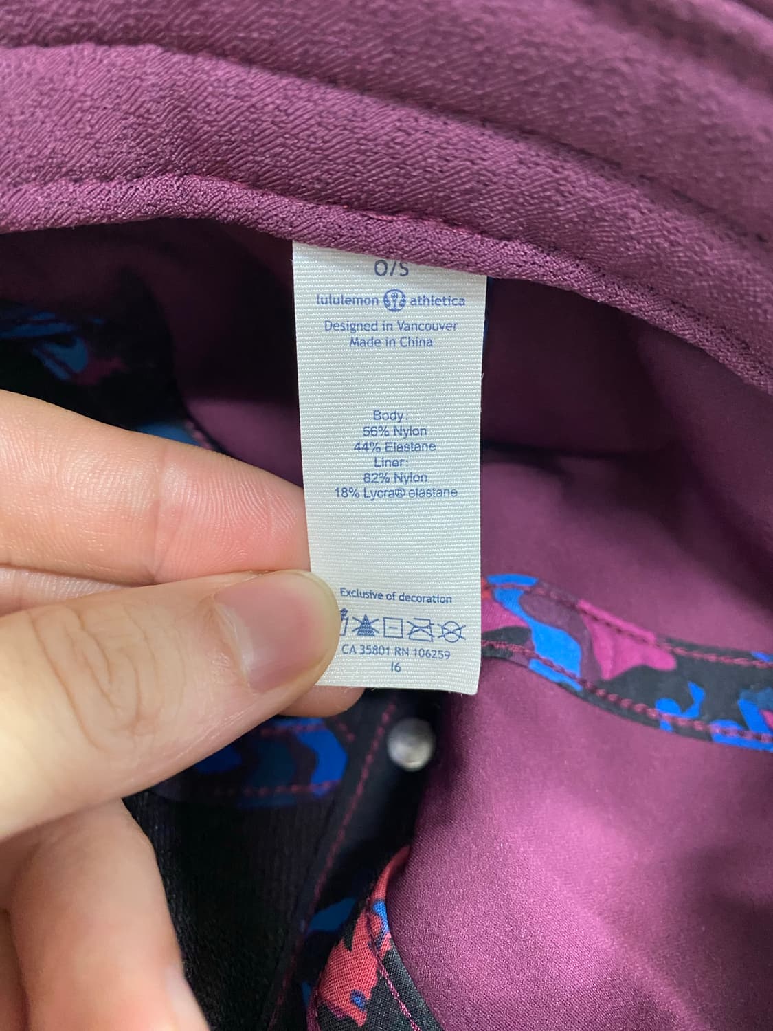 룰루레몬 버건디 러닝 볼캡 상품이미지6