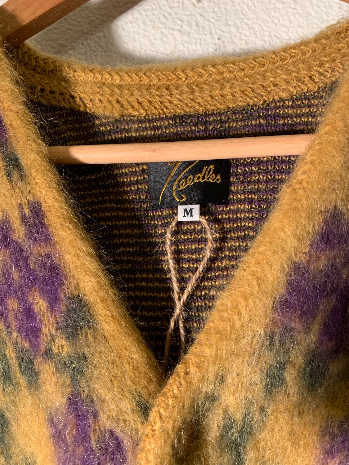 니들스 플라워 패턴 모헤어 가디건 상품이미지3