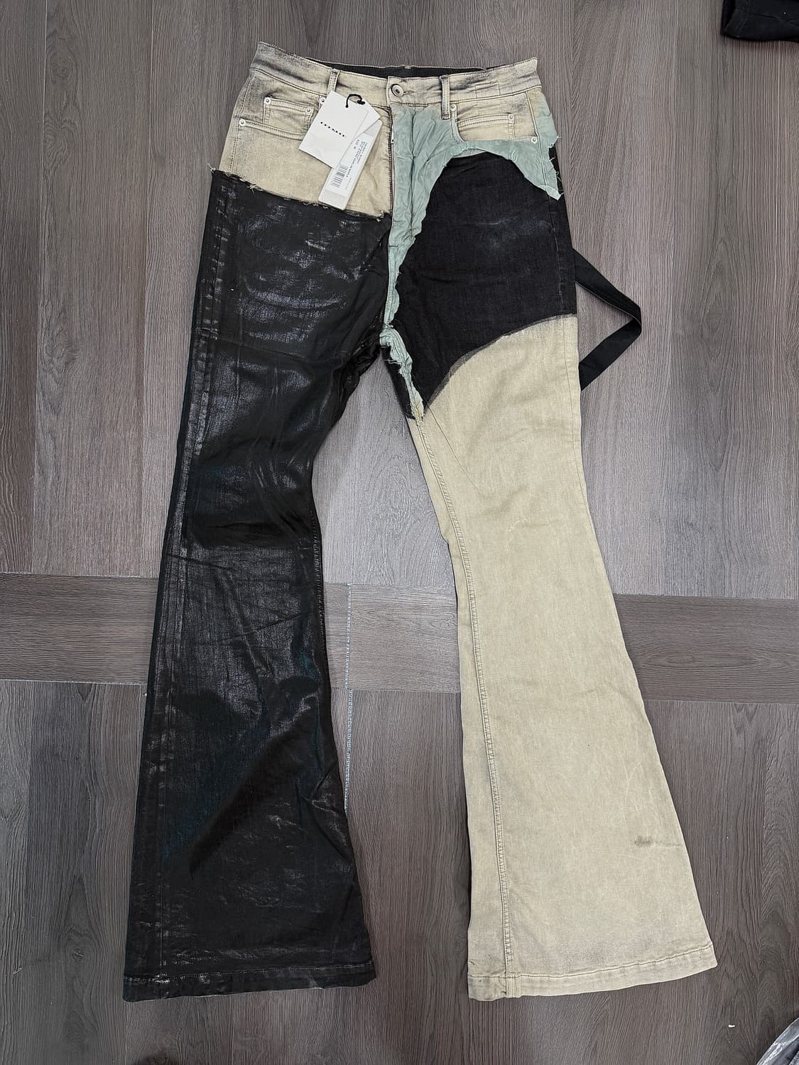 [32] 릭오웬스 볼란 부츠컷 미네랄 펄  상품이미지1