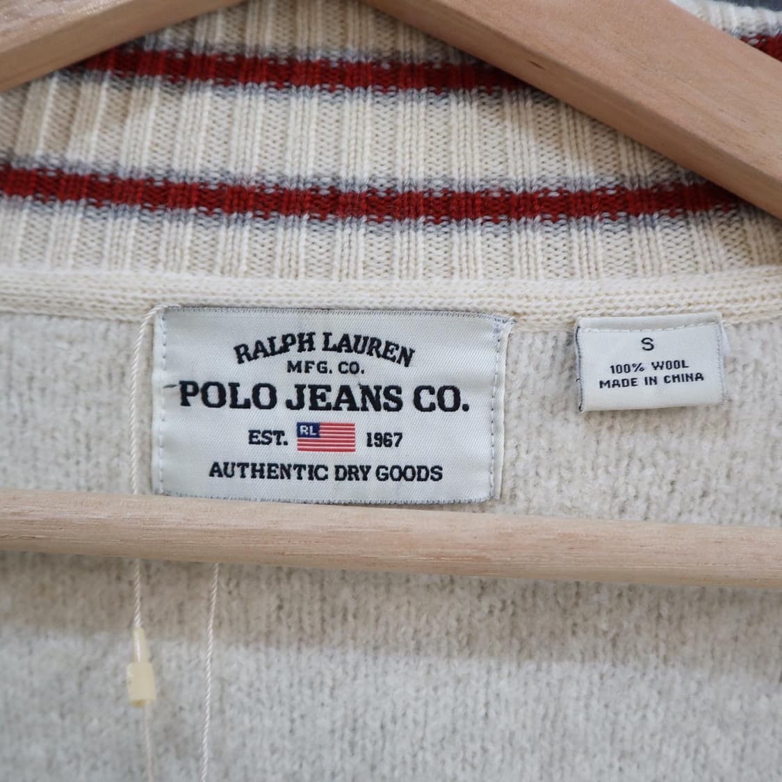 폴로 진스 울 니트 풀집업 상품이미지6