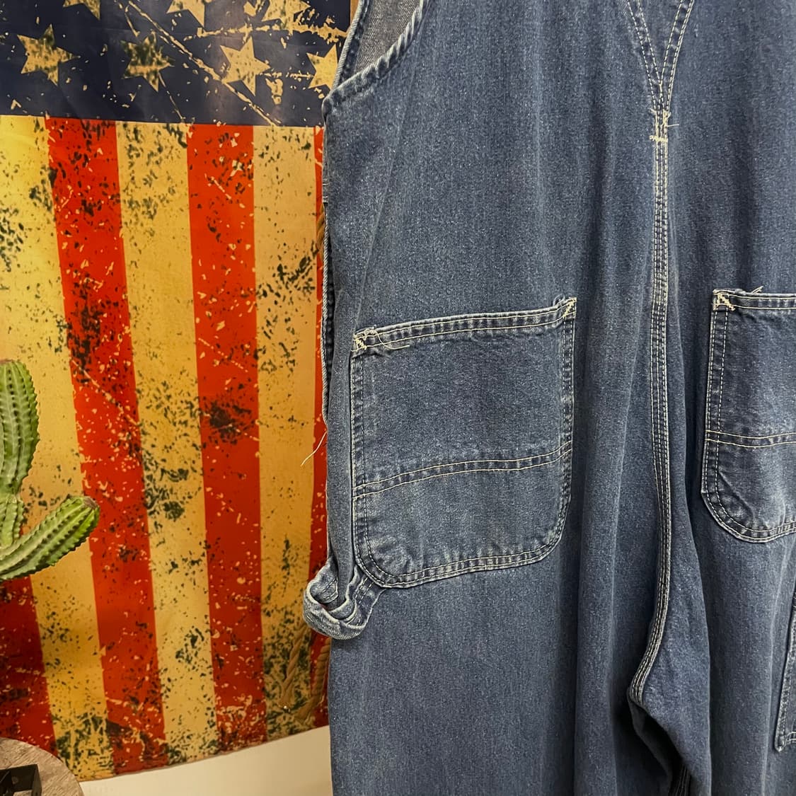 00s 칼하트 오리지널 워크 웨어 더블니 오버롤 데님 멜빵 상품이미지8