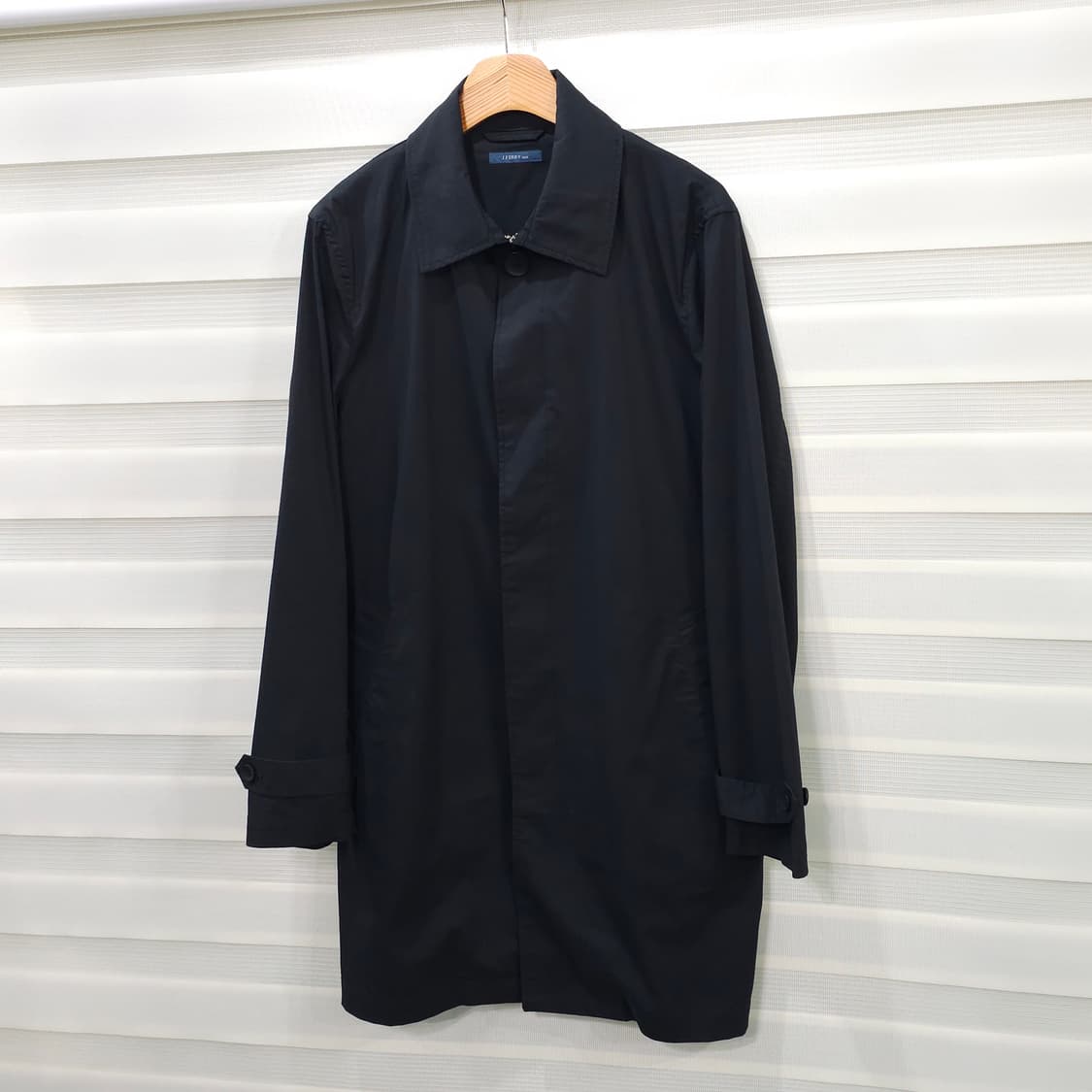 일본 J.FERRY MEN 블랙 코튼 싱글코트- M-L 상품이미지1