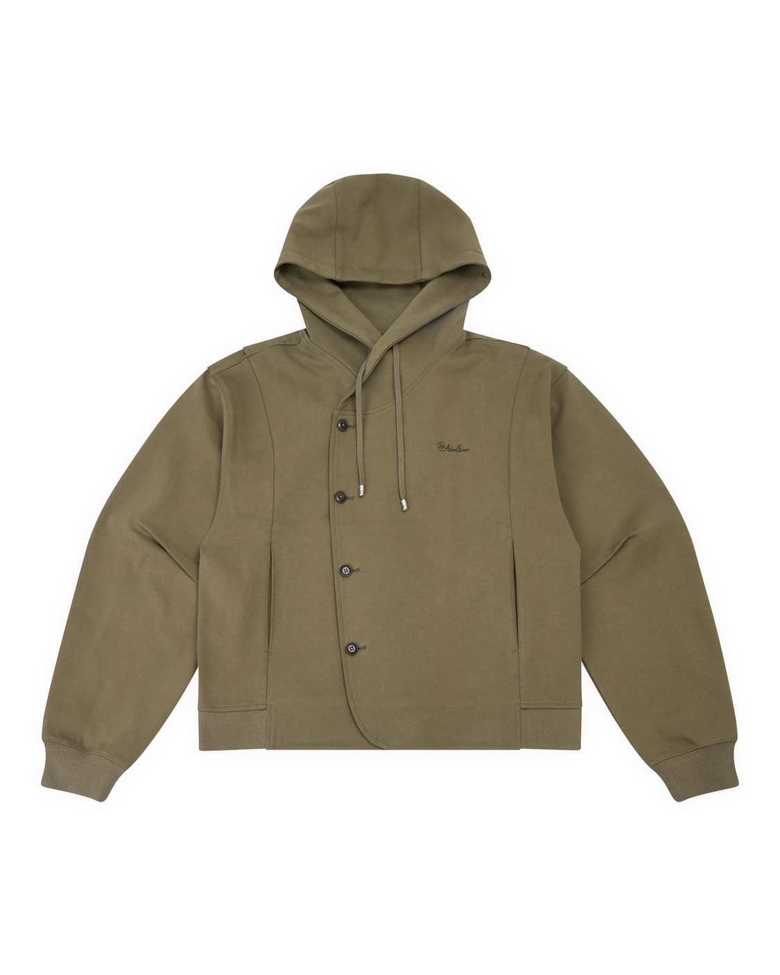 [A3]아더에러 플루익 로고 후드집업 브라운 상품이미지1