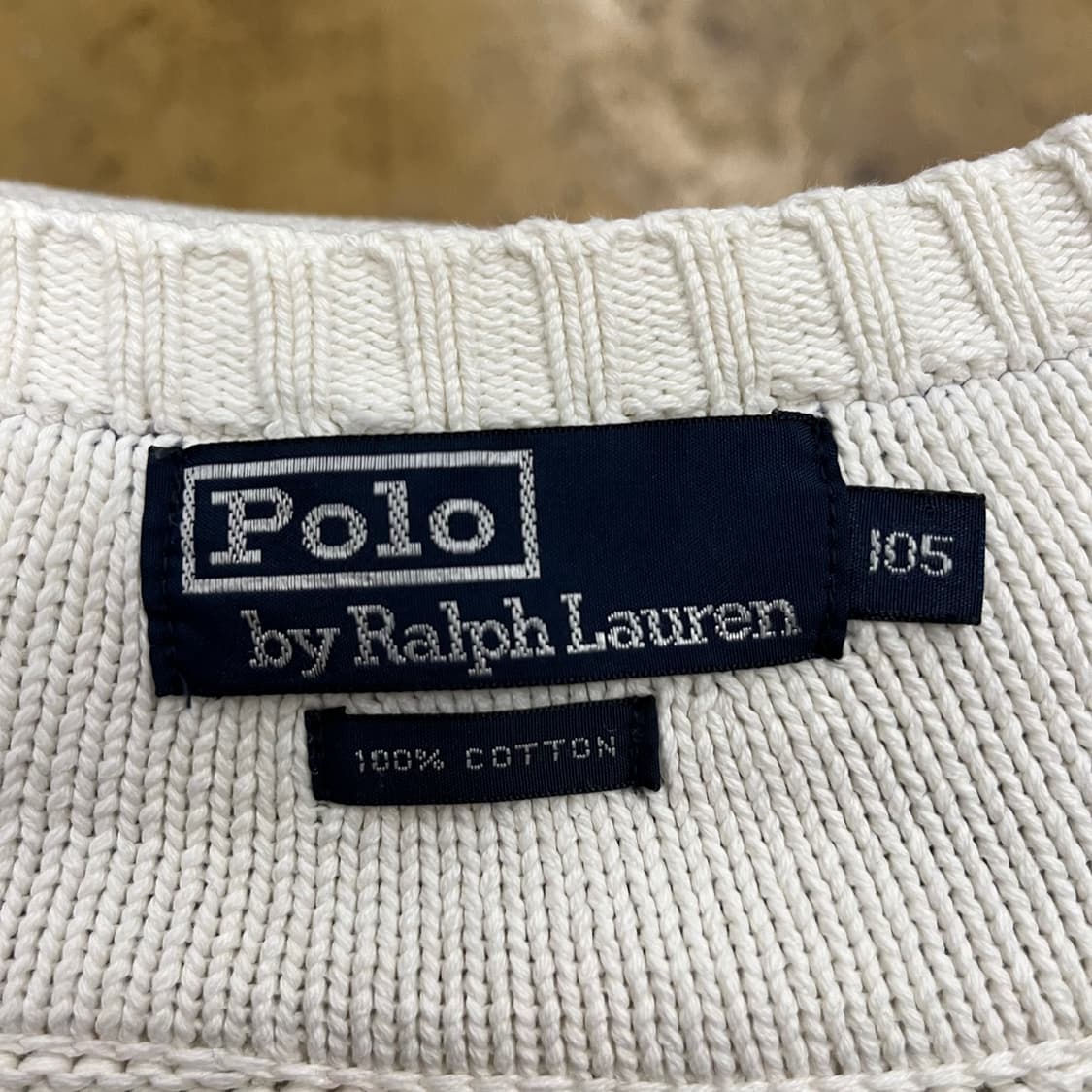 [정품/105] 폴로 랄프로렌 테니스 크리켓 브이넥 니트 b8 상품이미지8
