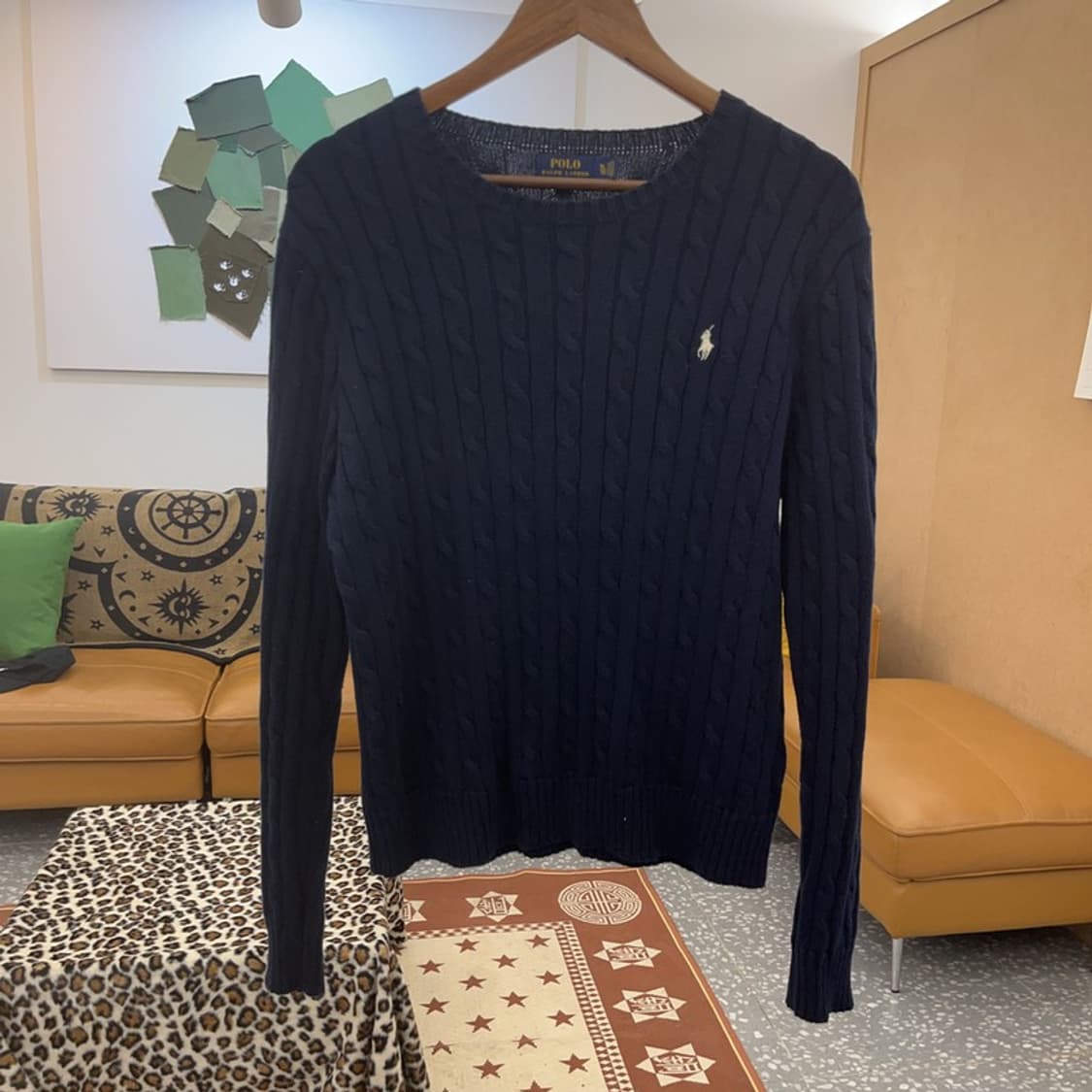 폴로 랄프로렌 빈티지 모던 캐주얼 꽈배기 니트 XL C09021 상품이미지3
