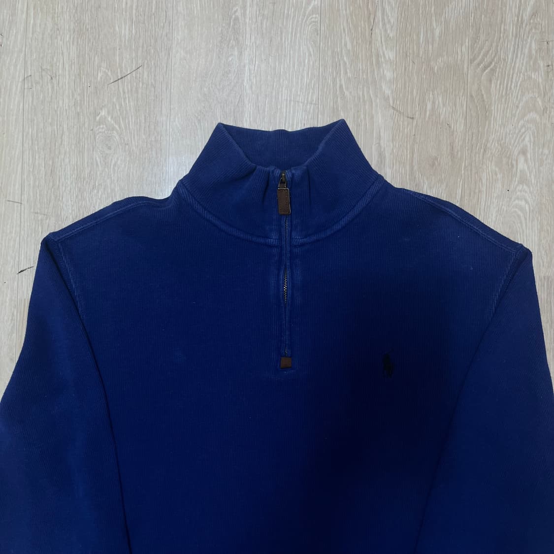 폴로 랄프로렌 포니 스몰 로고 하프 집업 니트 S(90) 상품이미지4