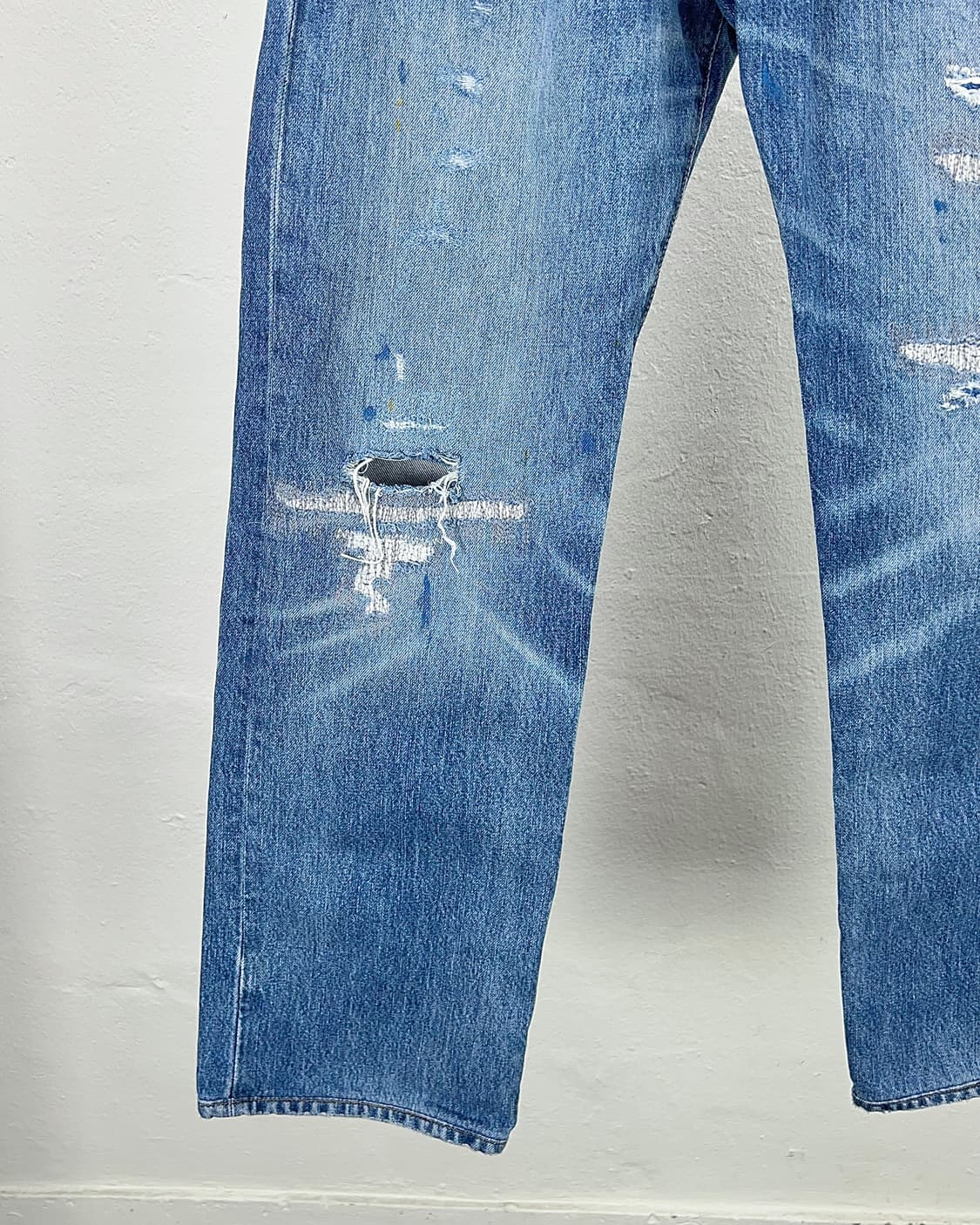 폴로 랄프로렌 클래식 핏 디스트레스 데님 팬츠 상품이미지4