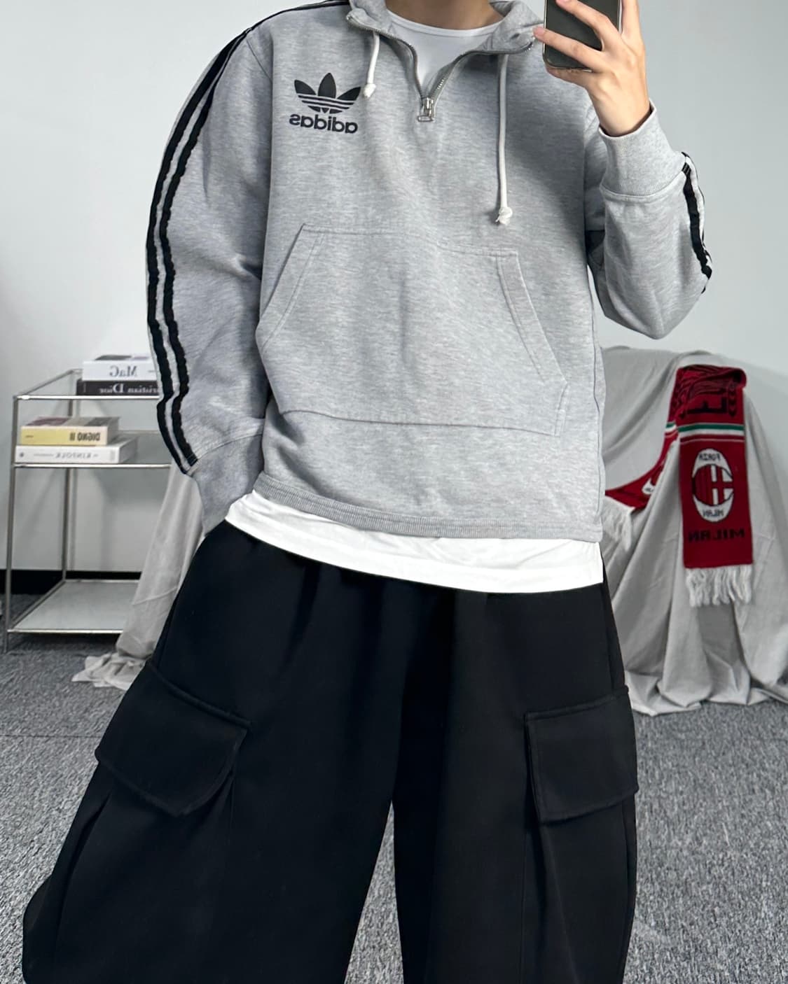 아디다스 파이어버드 하프집업 후드티 105 상품이미지3