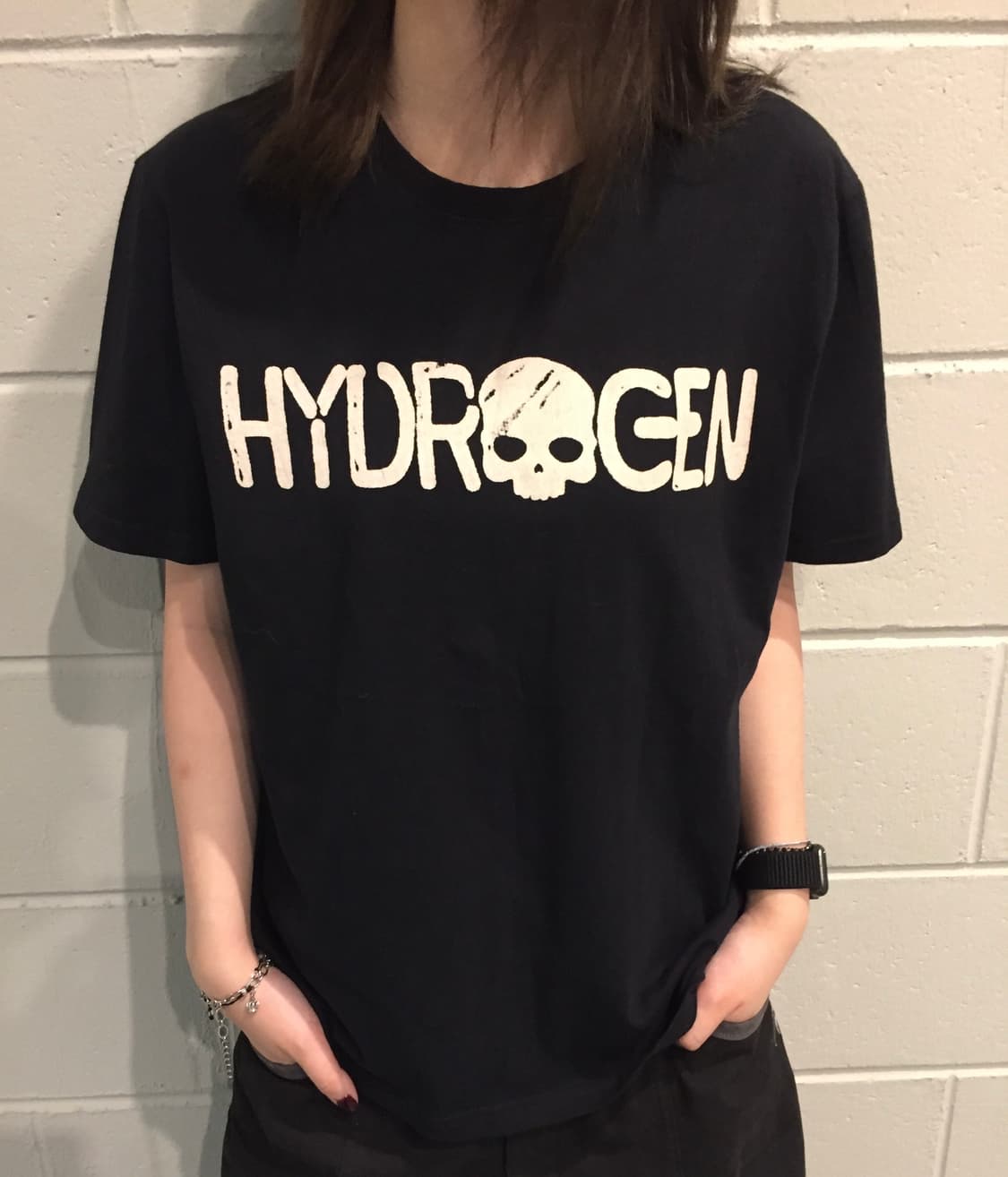 hydrogen 하이드라겐 해골 반팔 상품이미지1