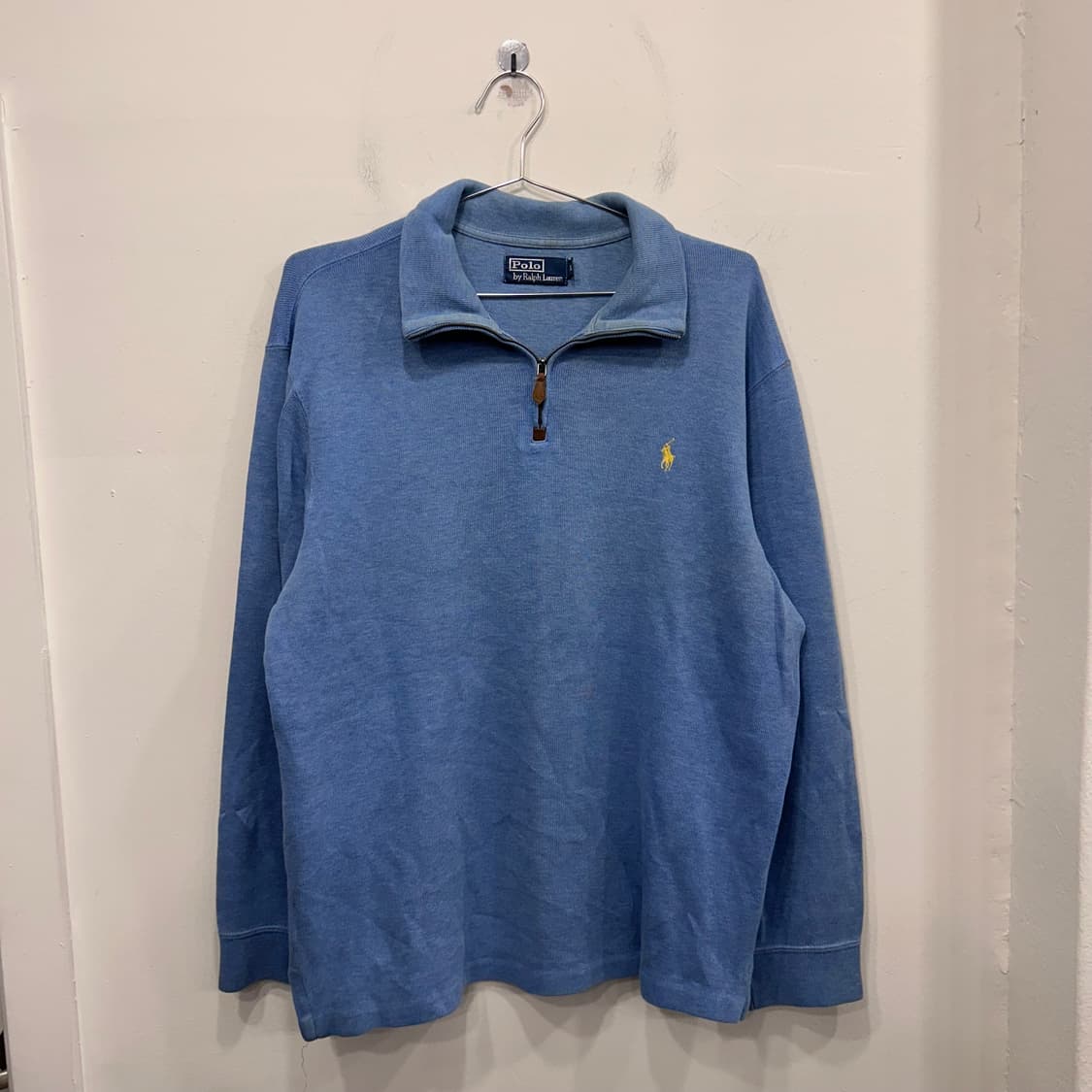 폴로 랄프로렌 스몰포니 니트 코튼 반집업 상품이미지2