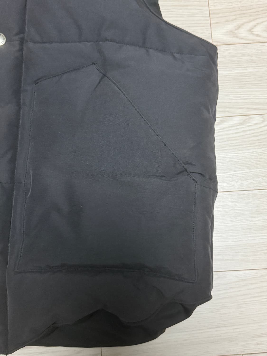 슈가케인 레더 다운 베스트 상품이미지4