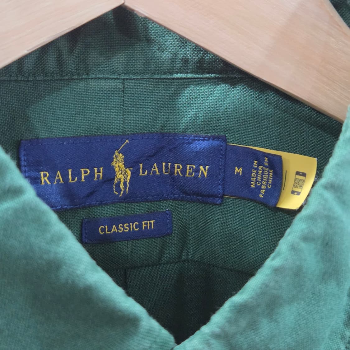 폴로랄프로렌 버튼다운 옥스포드 셔츠 그린 M 상품이미지3