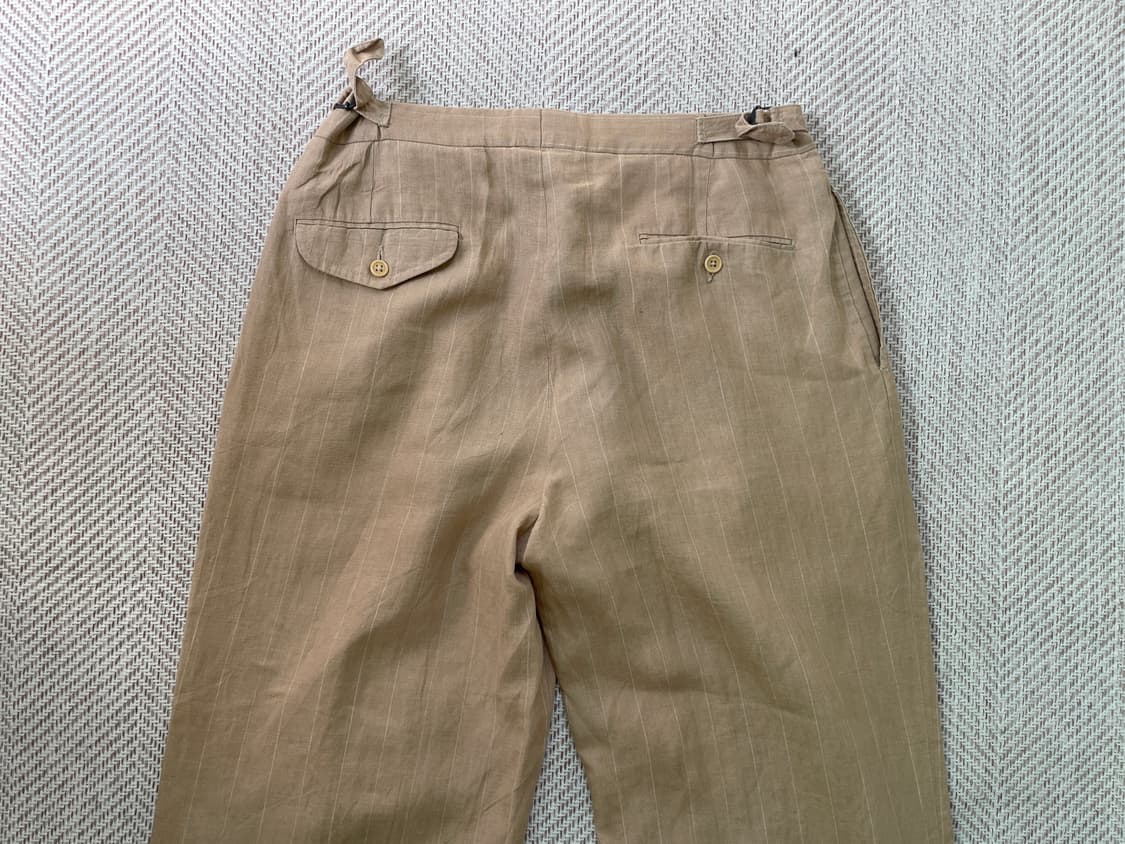 폴로랄프로렌 usa 사이드어저스트 리넨 팬츠 상품이미지9