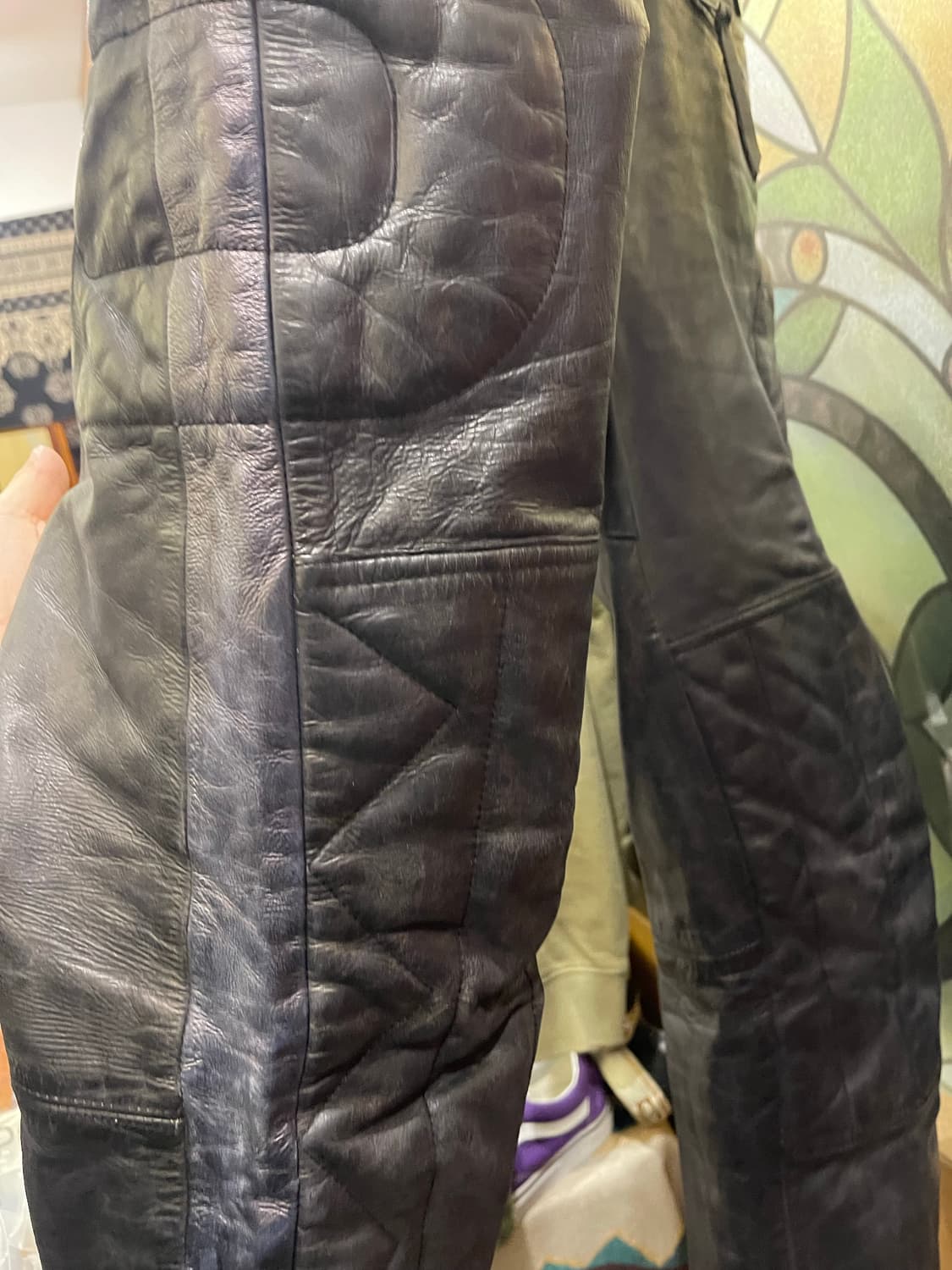 폴로 바이커 레더팬츠 상품이미지9