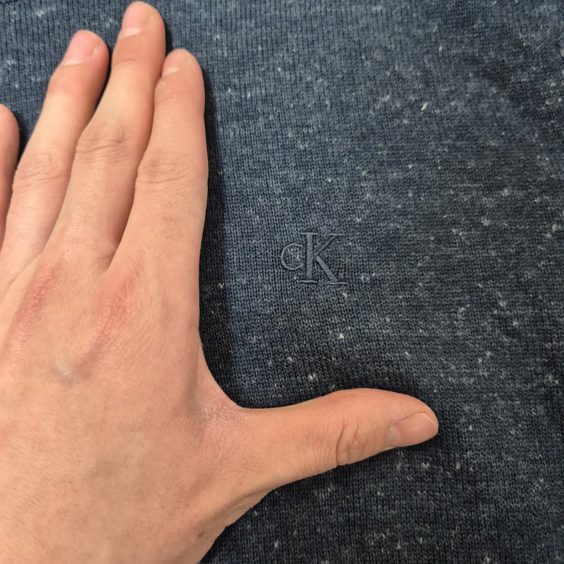 캘빈클라인 베이직 라운드 니트 XS(85) 상품이미지4