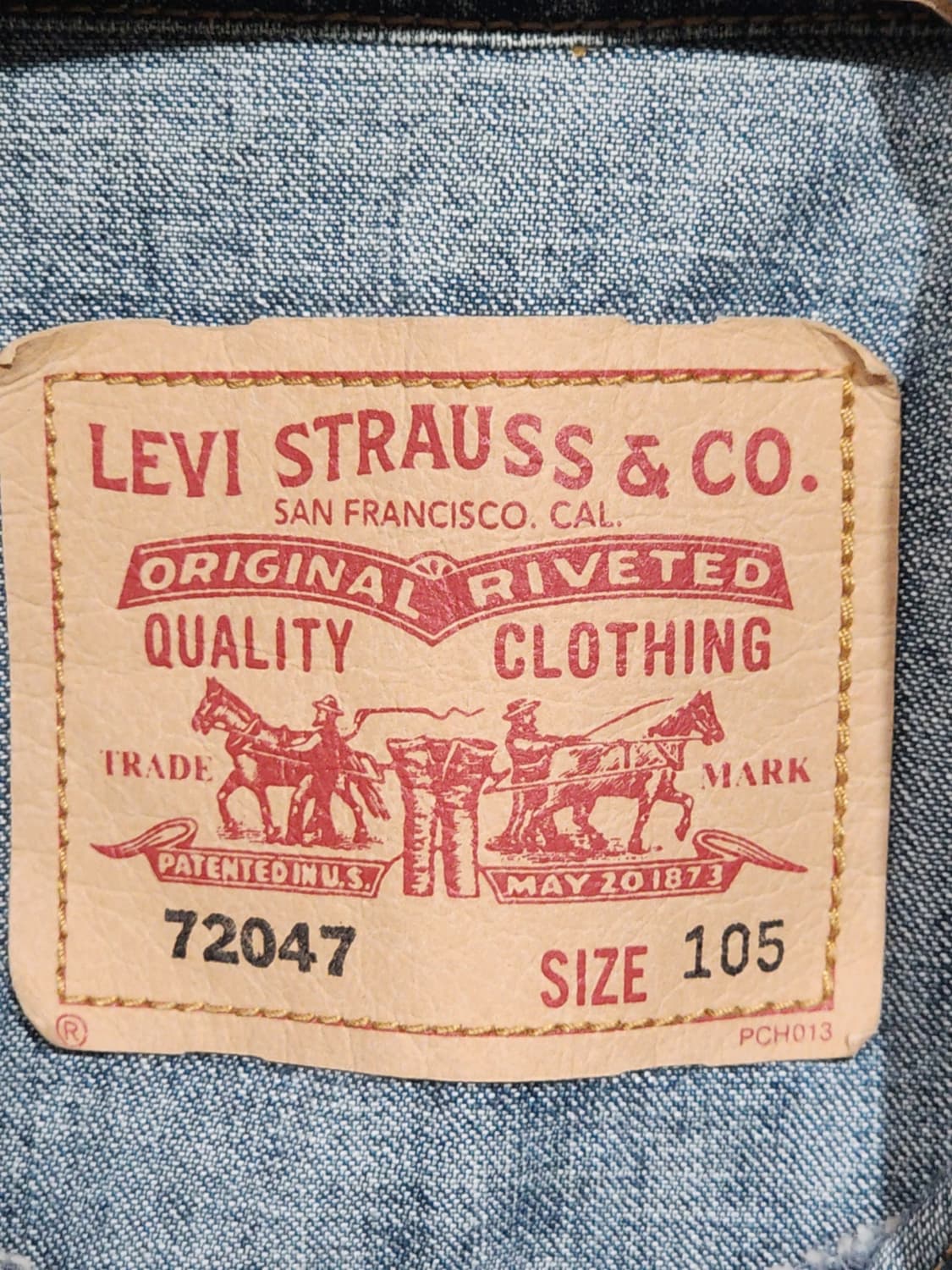 (95) 리바이스 청조끼 레드탭 데님 베스트  상품이미지3